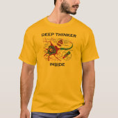 Tiefer Denker-Innere (Neuron-Synapse) T-Shirt (Vorderseite)