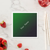Tiefer Emeral Gradient Serviette (Beispiel)