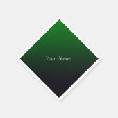 Tiefer Emeral Gradient Serviette (Ecke)