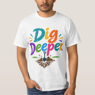 Tiefer graben T-Shirt