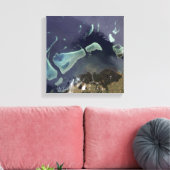 Tiefer grüner Wald an Land Leinwanddruck (Insitu (Wohnzimmer))