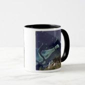 Tiefer grüner Wald an Land Tasse (VorderseiteRechts)