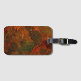 Tiefer Herbst reichlich Abstrakter Fall Gepäckanhänger