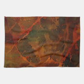 Tiefer Herbst reichlich Abstrakter Fall Geschirrtuch (Horizontal)
