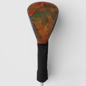 Tiefer Herbst reichlich Abstrakter Fall Golf Headcover (Vorderseite)