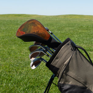 Tiefer Herbst reichlich Abstrakter Fall Golf Headcover