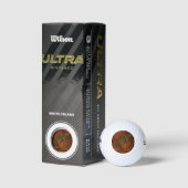 Tiefer Herbst reichlich Abstrakter Fall Golfball (Verpackungen)