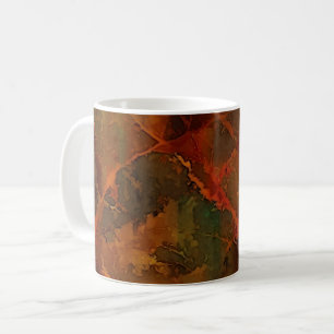 Tiefer Herbst reichlich Abstrakter Fall Kaffeetasse