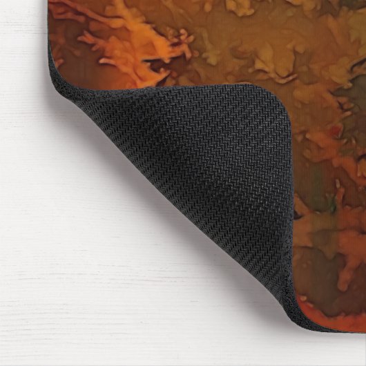 Tiefer Herbst reichlich Abstrakter Fall Mousepad (Ecke)