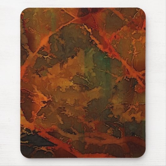 Tiefer Herbst reichlich Abstrakter Fall Mousepad (Vorne)