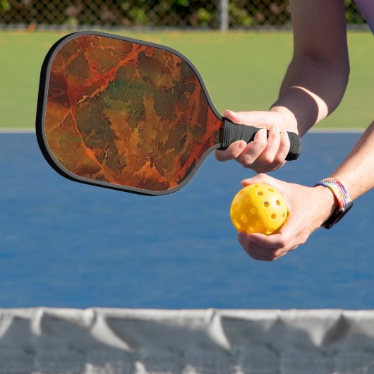 Tiefer Herbst reichlich Abstrakter Fall Pickleball Schläger (InSitu)