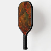 Tiefer Herbst reichlich Abstrakter Fall Pickleball Schläger (Links)