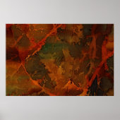 Tiefer Herbst reichlich Abstrakter Fall Poster (Vorne)