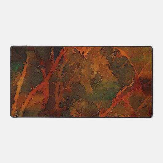 Tiefer Herbst reichlich Abstrakter Fall Schreibtischunterlage (Vorderseite)