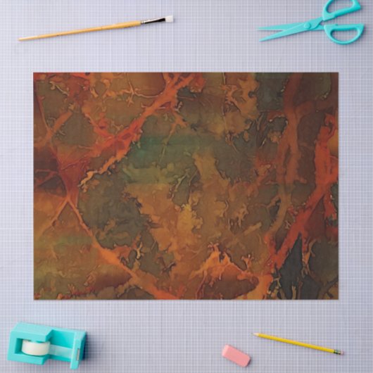 Tiefer Herbst reichlich Abstrakter Fall Seidenpapier (Basteln)