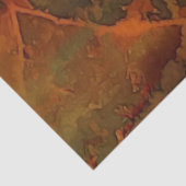 Tiefer Herbst reichlich Abstrakter Fall Seidenpapier (Detail)