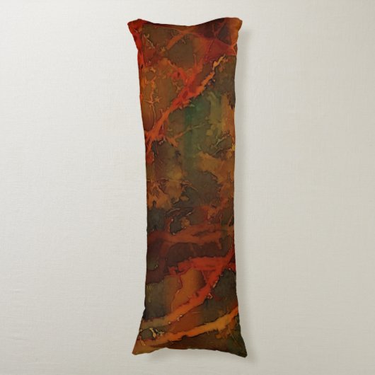 Tiefer Herbst reichlich Abstrakter Fall Seitenschläferkissen (Vorderseite Vertikal)