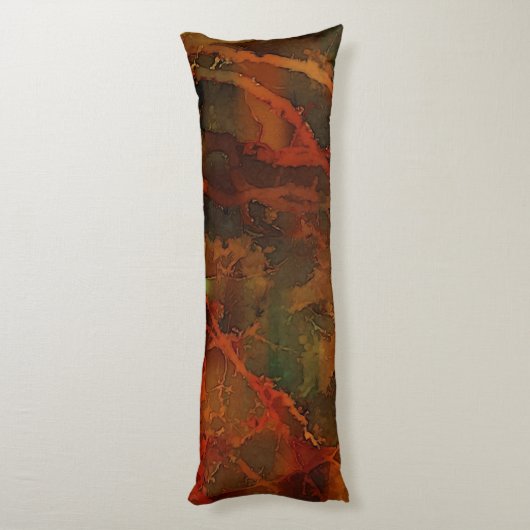 Tiefer Herbst reichlich Abstrakter Fall Seitenschläferkissen (Rückseite (Vertikal))