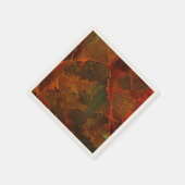 Tiefer Herbst reichlich Abstrakter Fall Serviette (Ecke)