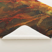 Tiefer Herbst reichlich Abstrakter Fall Sherpadecke (3/4)