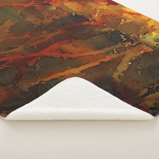 Tiefer Herbst reichlich Abstrakter Fall Sherpadecke (3/4)