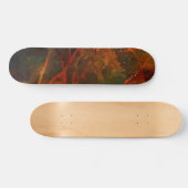 Tiefer Herbst reichlich Abstrakter Fall Skateboard (Horizontal)