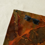 Tiefer Herbst reichlich Abstrakter Fall Strandtuch (Beispiel)