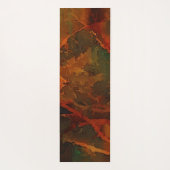 Tiefer Herbst reichlich Abstrakter Fall Yogamatte (Rückseite)