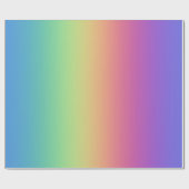 Tiefer Regenbogen-Gradient Geschenkpapier (Flach)