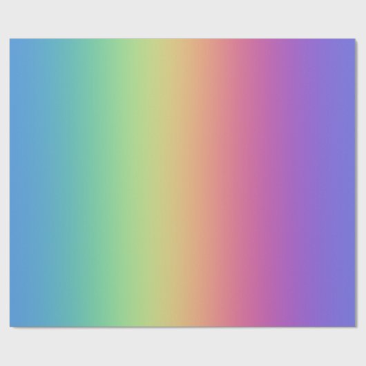 Tiefer Regenbogen-Gradient Geschenkpapier (Flach)