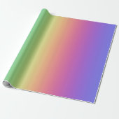 Tiefer Regenbogen-Gradient Geschenkpapier (Ungerollt)