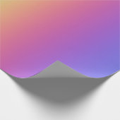 Tiefer Regenbogen-Gradient Geschenkpapier (Ecke)