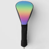 Tiefer Regenbogen-Gradient Golf Headcover (Vorderseite)