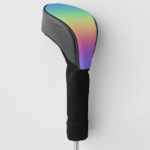 Tiefer Regenbogen-Gradient Golf Headcover (angewinkelt)