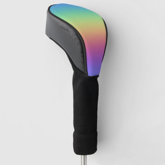 Tiefer Regenbogen-Gradient Golf Headcover (angewinkelt)