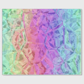 tiefer Regenbogenkristall: Geschenkpapier (Flach)