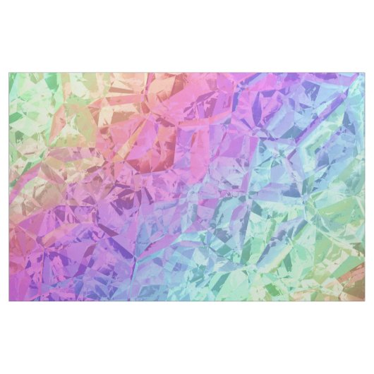 tiefer Regenbogenkristall: Stoff (Fat Quarter (45,7 x 55,9 cm))