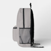 tiefer Sand, beigefarben Bedruckter Rucksack (Rechts)