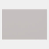 tiefer Sand, beigefarben Geschenkpapier Set (Vorderseite)