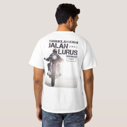 tiefer T - Shirt (Schwarz voll)