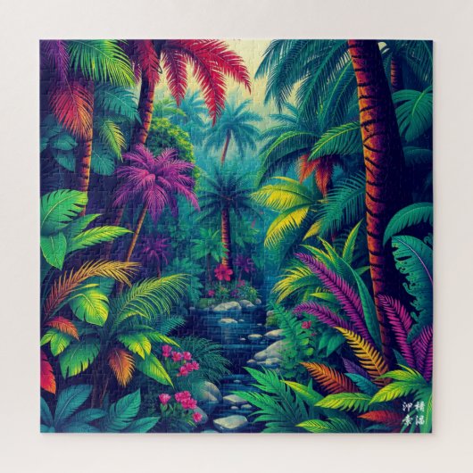 Tiefer tropischer Regenwald Puzzle (Vertikal)