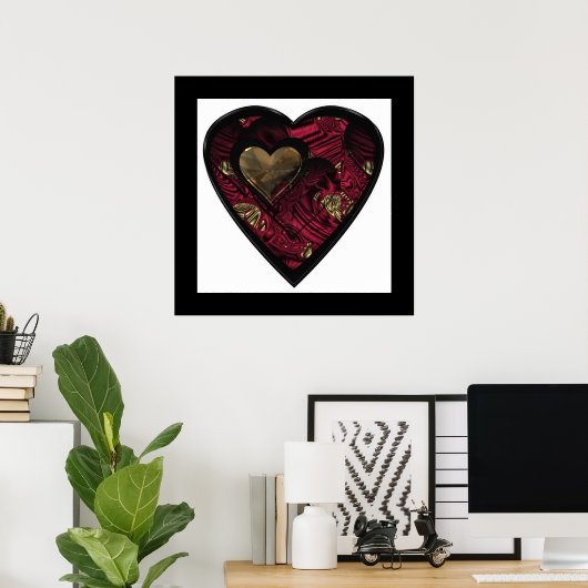 "Tiefer und tiefer"* Poster (Heimbüro)