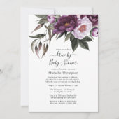 Tiefer Velvet mit Blumenantrieb durch Bridal oder  Einladung (Vorderseite)