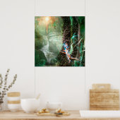 TIEFER WALDELEMENTALER SPRIT POSTER (Küche)