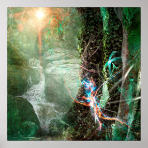 TIEFER WALDELEMENTALER SPRIT POSTER