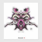 Tiefer Weltraumalbtraum (Abyss-Kreatur) v2 Aufkleber (Blatt)