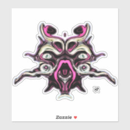 Tiefer Weltraumalbtraum (Abyss-Kreatur) v2 Aufkleber