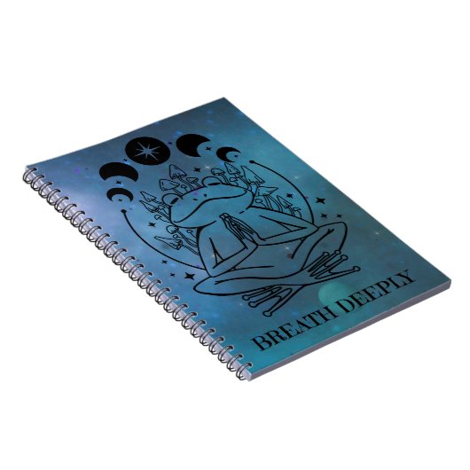 Tiefer Yoga Notizblock (Rechte Seite)