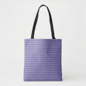 Tiefes Amethyst-Glitter-Streifenmuster horizontal Tasche (Vorderseite)