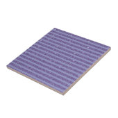 Tiefes Amethyst Glitter Style Horizontale Streifen Fliese (Seite)